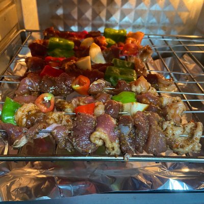 #烤究美味 灵魂就酱#烤箱版羊肉串