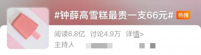 一支雪糕66元，鐘薛高稱被惡意剪輯！道理都懂，但雪糕為啥賣這么貴？