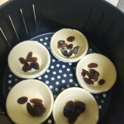 今天我吃光5碗饭的秘诀是空气炸锅做蛋挞...