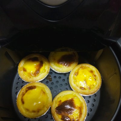今天我吃光5碗饭的秘诀是空气炸锅做蛋挞...