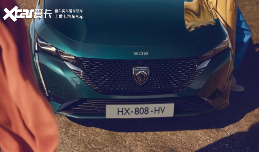 标致308SW官图发布 全新车标/外观时尚