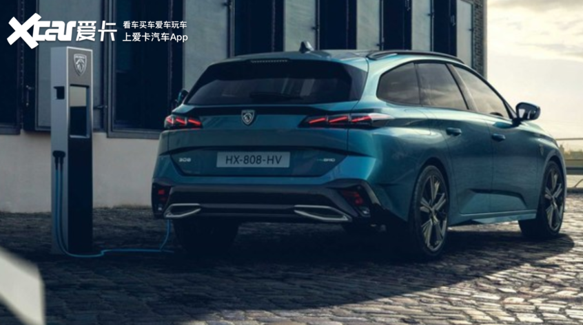 标致308SW官图发布 全新车标/外观时尚