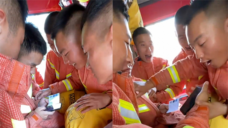 消防员出警归来查考分 结果一出战友们全员惊呼