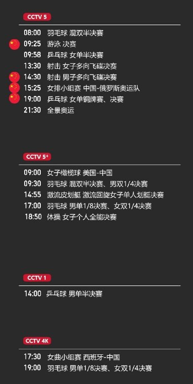 奥运会直播网站有哪些(今日东京奥运会直播赛程 东京奥运会直播地址入口在线观看)