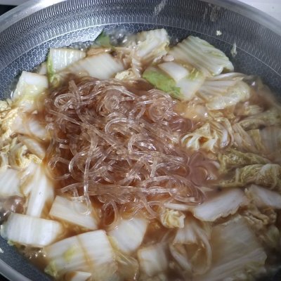 白菜燉粉條,白菜燉粉條的家常做法