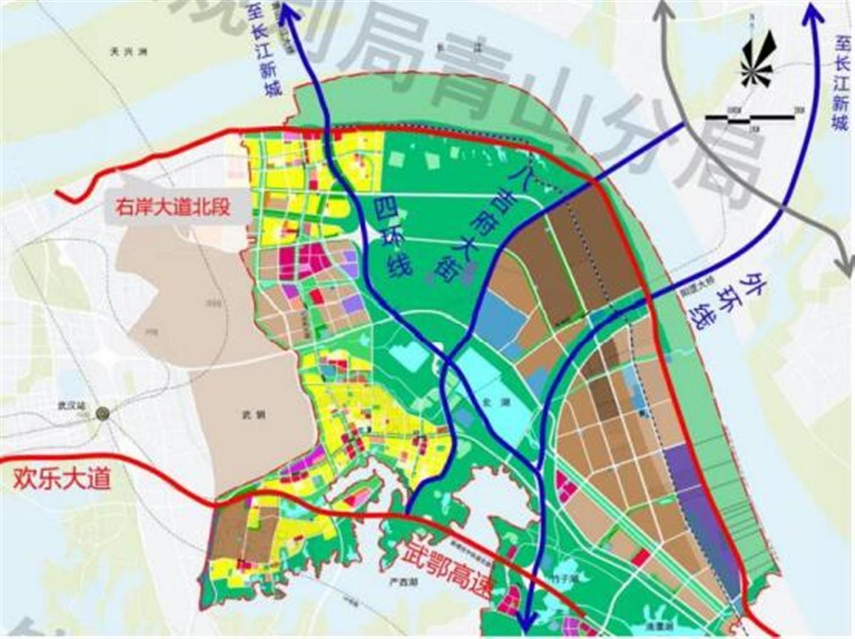 武汉右岸大道北段项目开工，将建湖北首座垂直升降桥，方便长江过往船舶通航