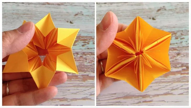 纸菠萝的折法,纸菠萝的折法和插法