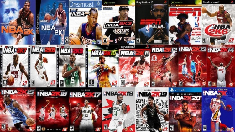 nba2k2有哪些中国球员(历代2K仅6名当季球员评分达99：詹科佛各完成2次 狼王4次荣膺)