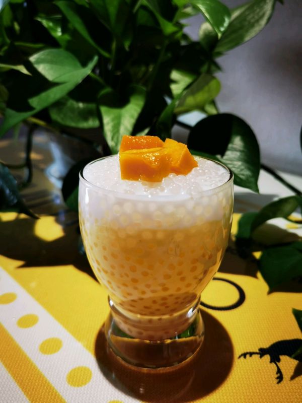 超级简单的芒果椰奶西米露,赶快get起来