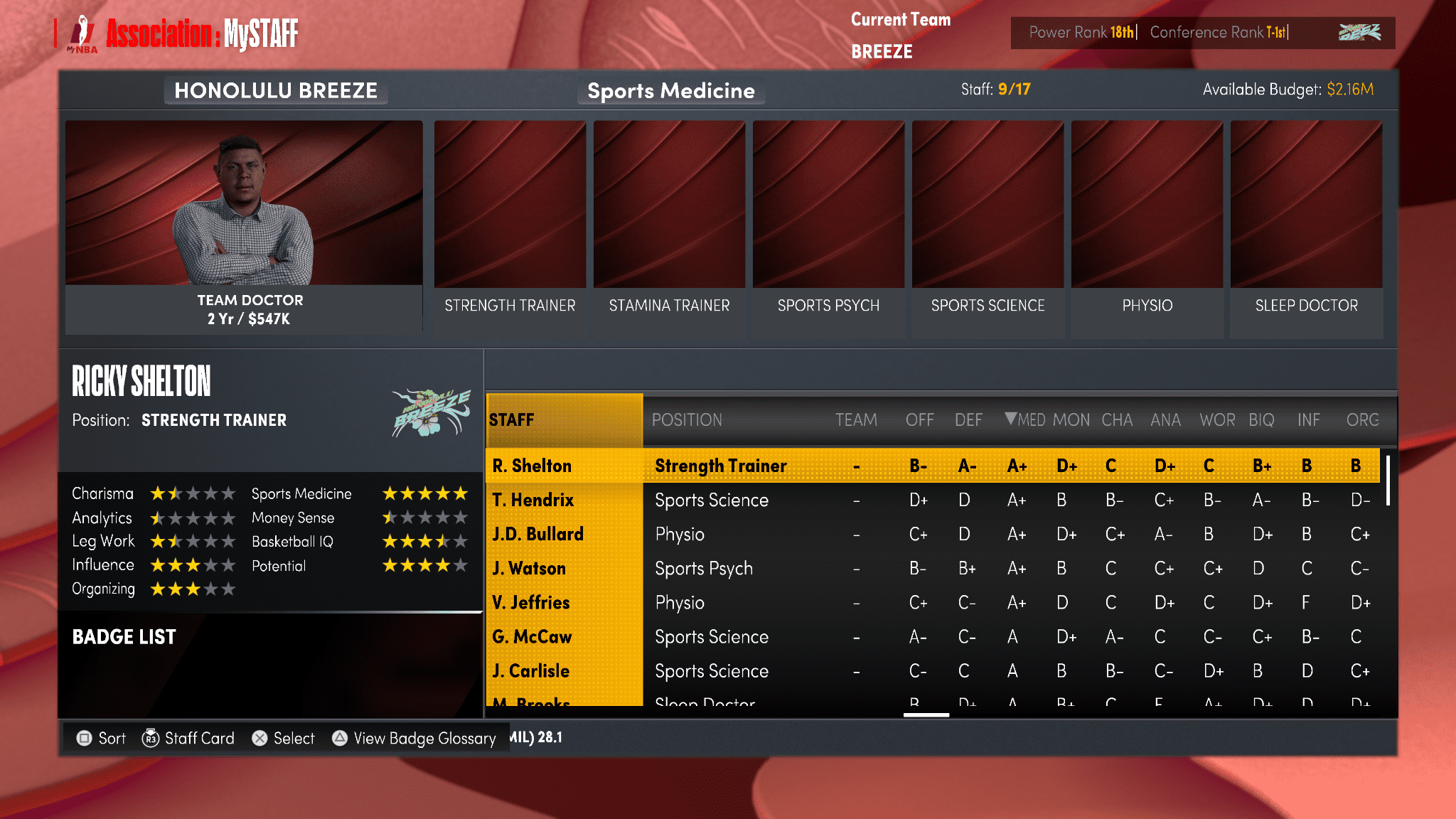 nba2k哪些是加防守属性(《NBA 2K22》推出全新MySTAFF模式 掌控全局)