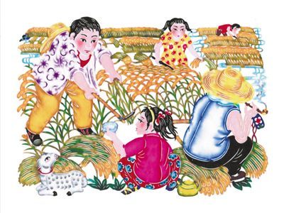 農(nóng)民眼中的豐收