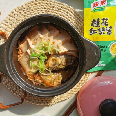 魚頭燉豆腐,魚頭燉豆腐的家常做法