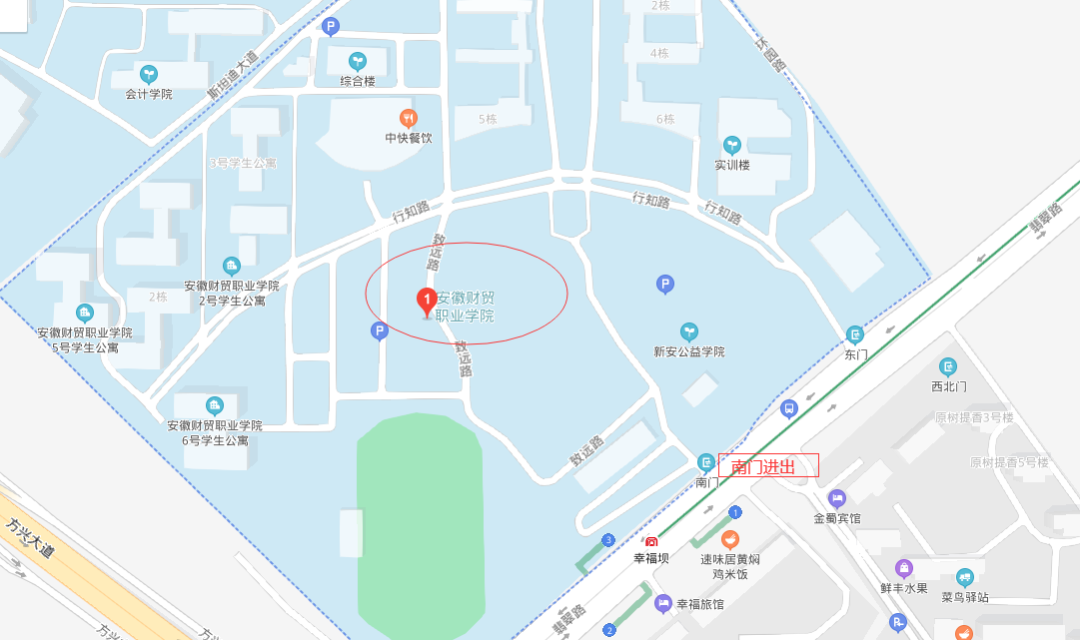 广东财贸职业学院地图图片