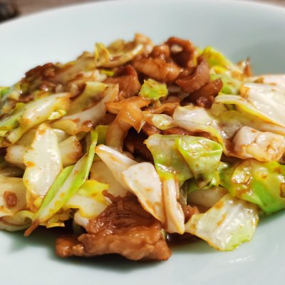 圓白菜炒肉,圓白菜炒肉怎么炒才好吃