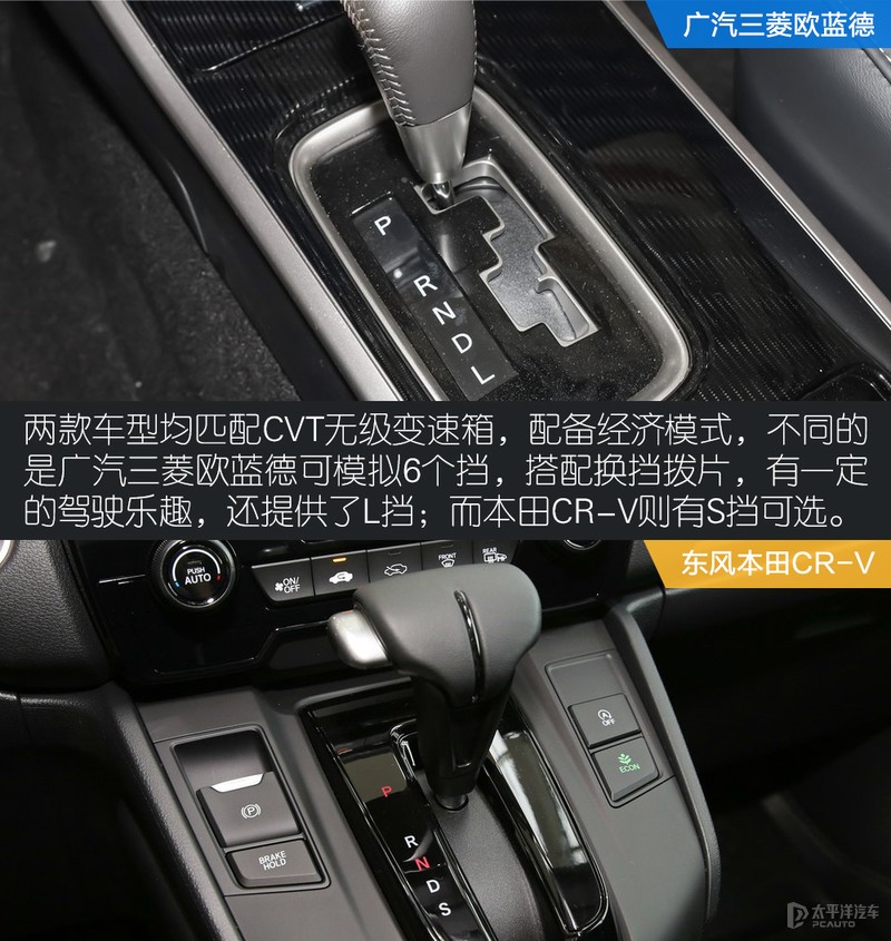 七座与五座的明争暗斗 广汽三菱欧蓝德对比本田CR-V
