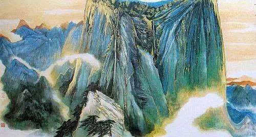 他的山水画气吞万象，被称“鬼手”，也被称为“世纪末的丰碑”