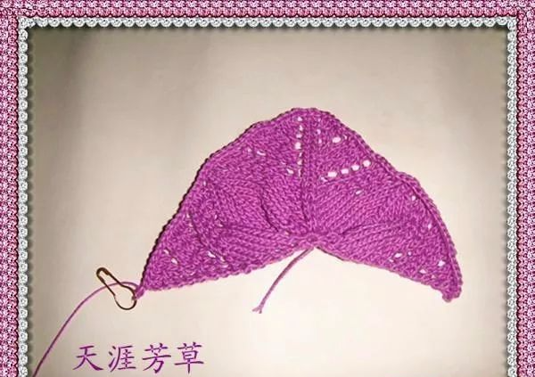 真好看！棒针编织的四叶花背心款式图和详细的织法说明