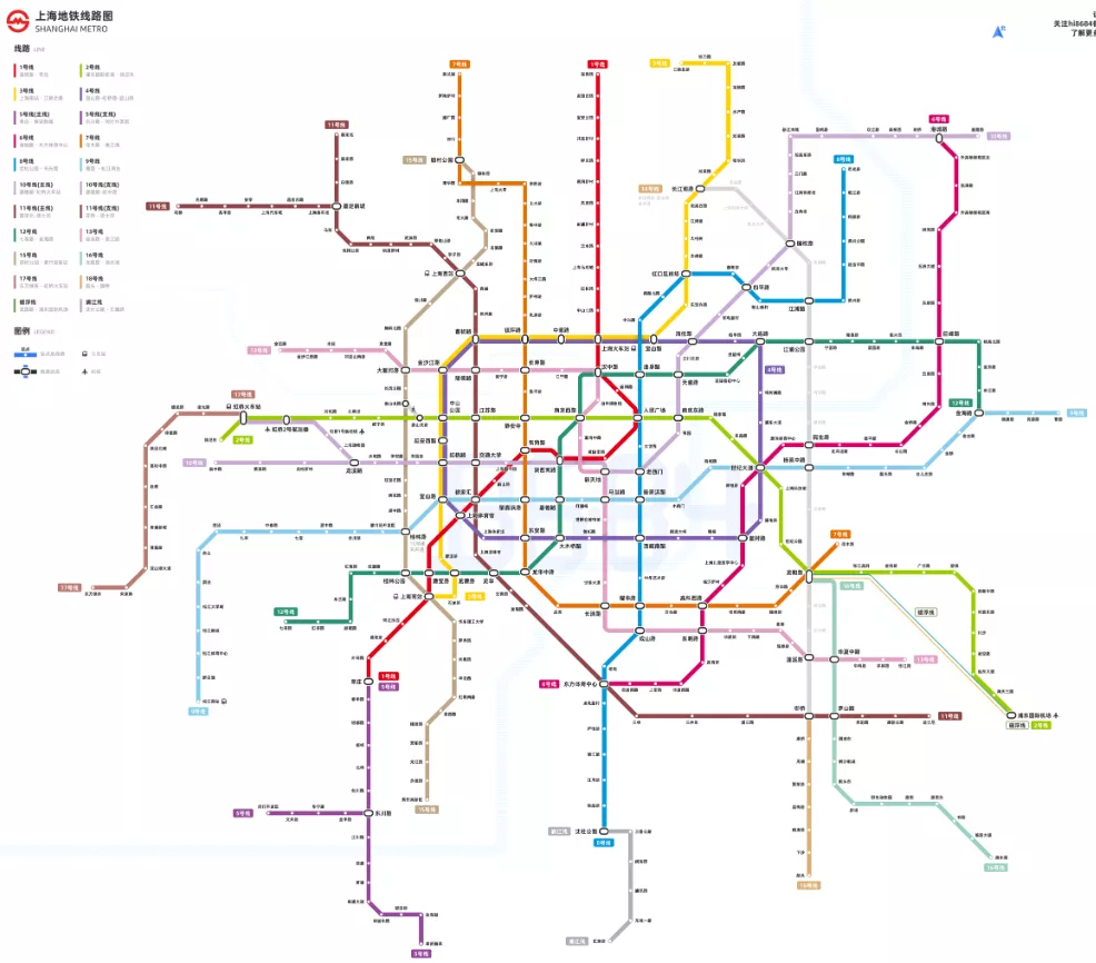 上海轨道交通地图2021图片