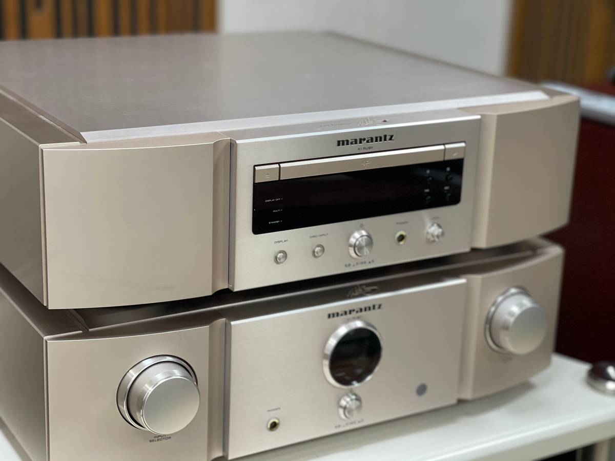 大师造就的情怀:马兰士sa-ki ruby sacd播放机  pm-ki ruby合并功放