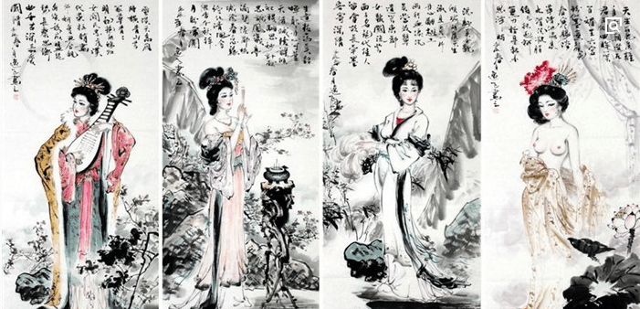 中国古代四大美女诗词大全集