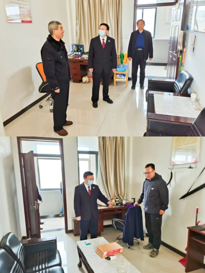 洛南县人民检察院党组书记朱家锋深入古城镇四联村督查乡村振兴建设工作