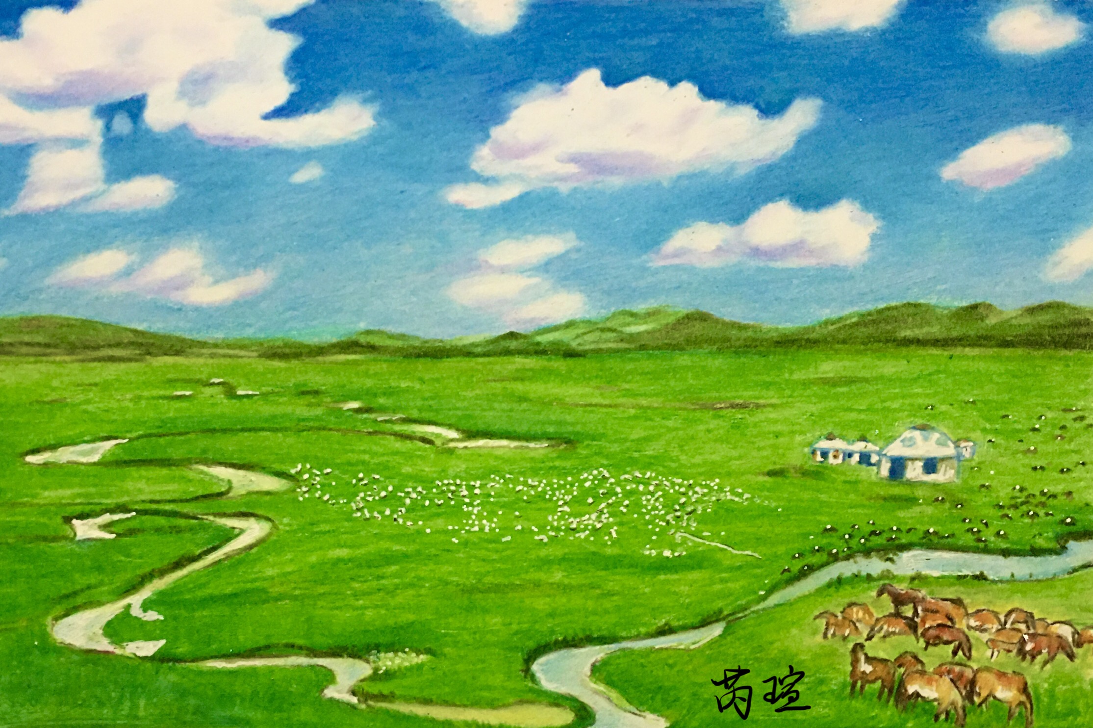 配乐散文:蒙古长调〡作者:萧雨濹寒〡诵读:磊明