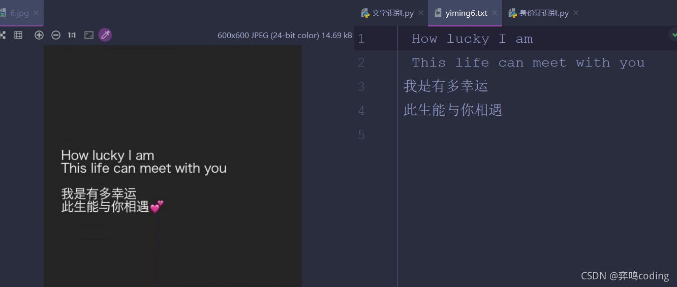 用python幫別人寫了個文字識別程式