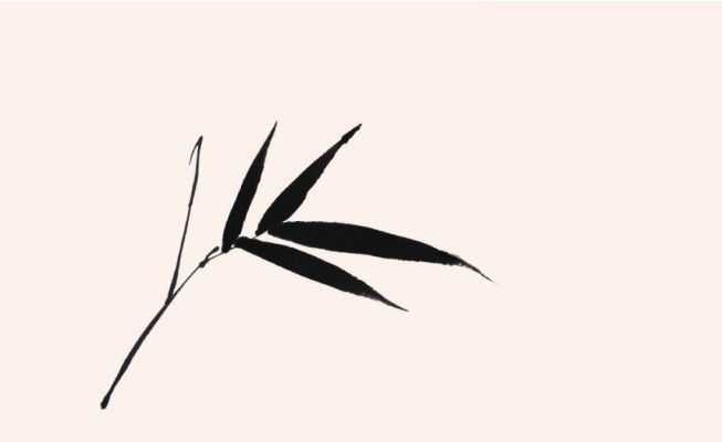 画竹子不会画仰式叶？老艺术家教你，学会几分钟画一幅《墨竹图》