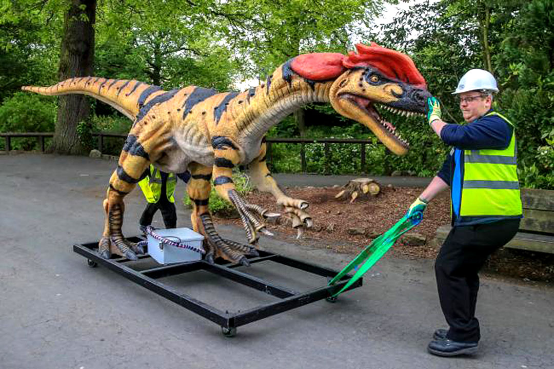 重返（描写恐龙外貌的句子）