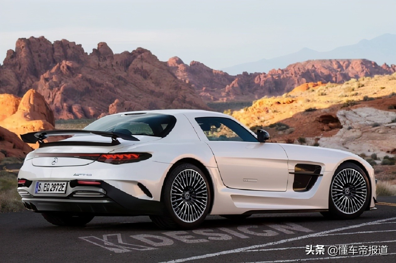 新车｜外观+鸥翼门设计！奔驰EQ SLS AMG渲染图曝光