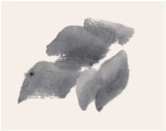 国画知识：常见的五种叶子画法步骤图解，简单易学，小白也能学会