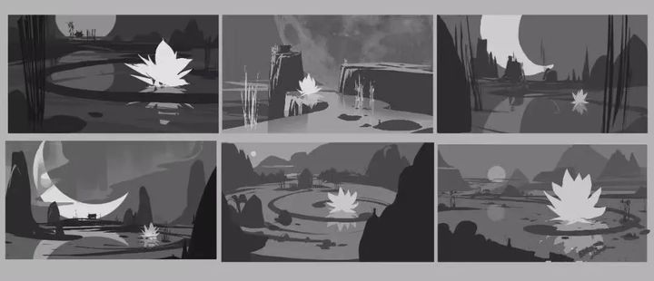 一画原创就没灵感没思路？来学游戏原画大佬的创作思路