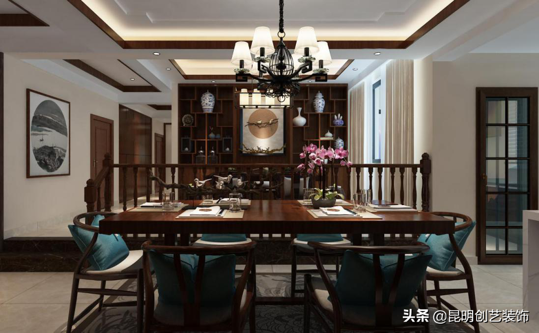 8款“新中式风”餐厅设计推荐，有没有喜欢的？