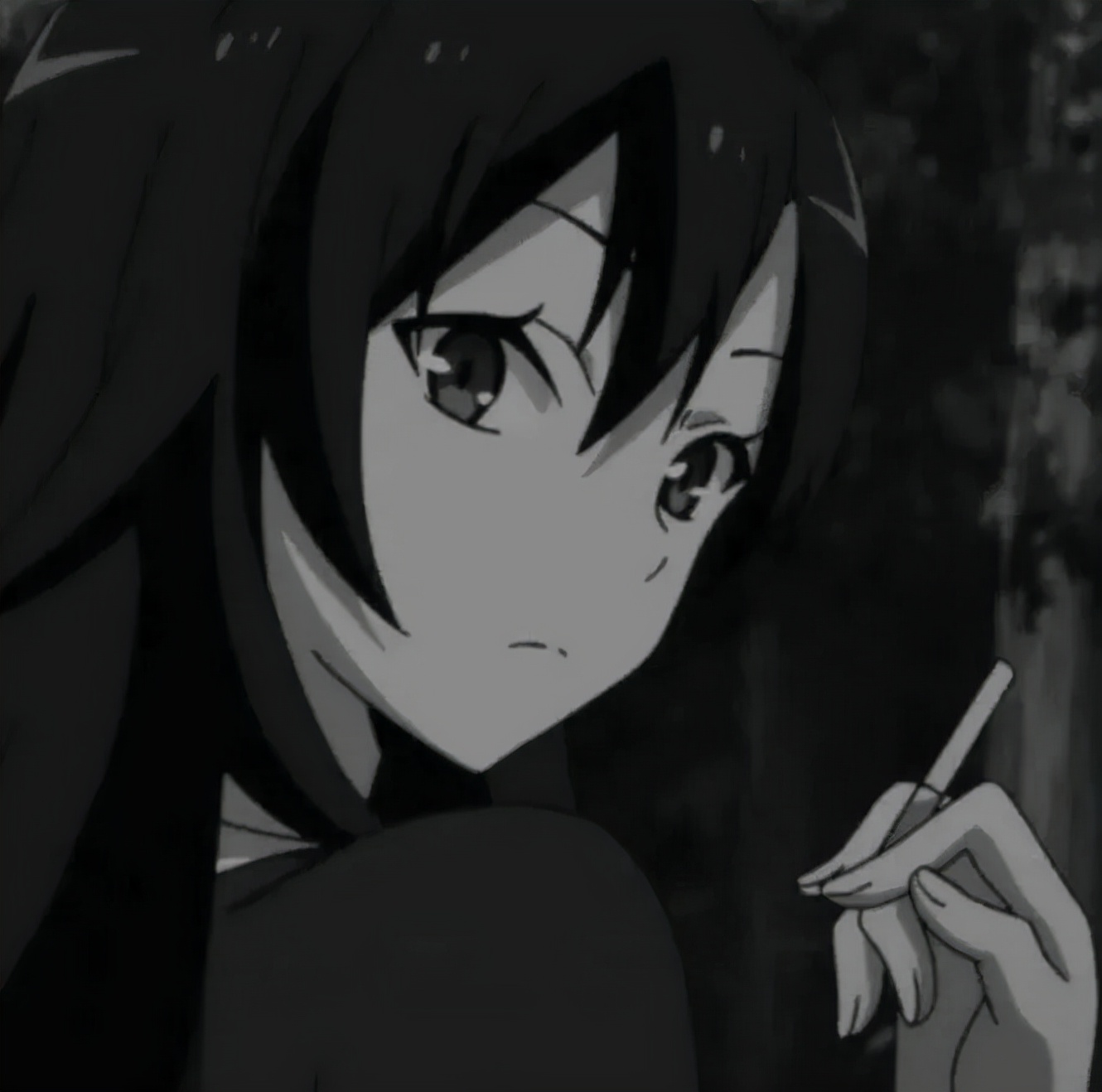 一组伤感忧郁动漫丧头