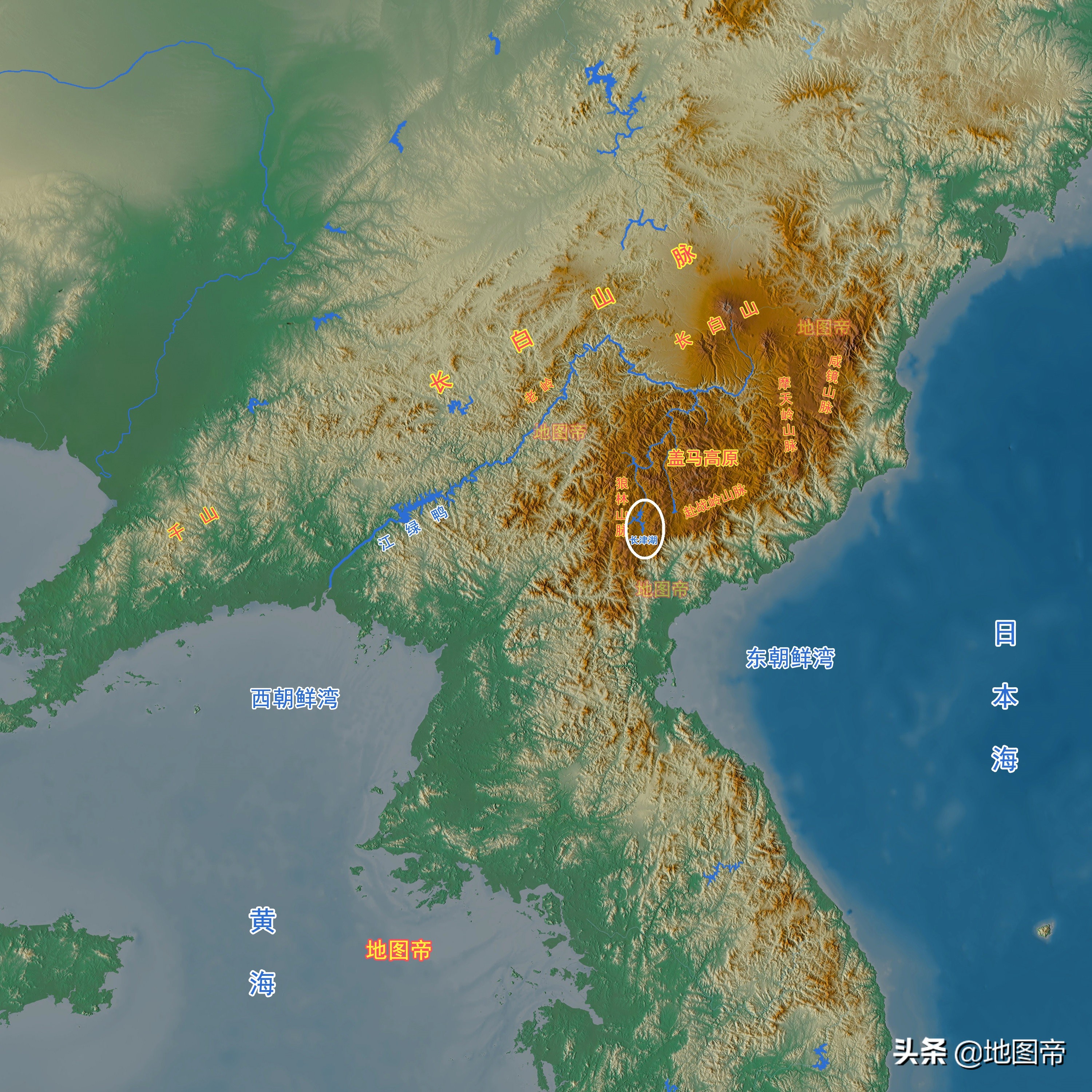 长津湖在哪（长津江发源于狼林山脉黄草岭）