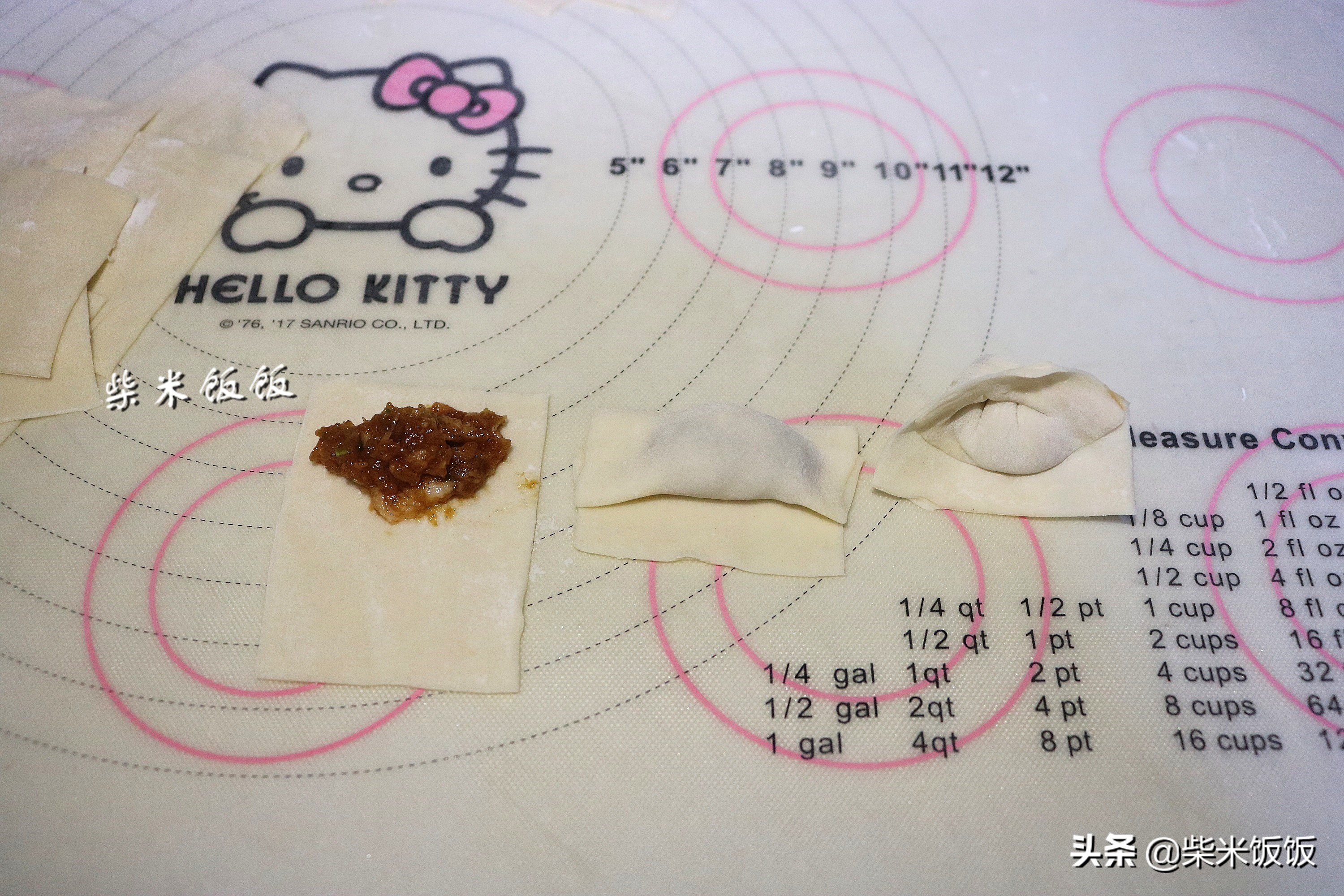 馄饨皮不要买，自己在家就能做！好包，不破皮，比买的更好吃