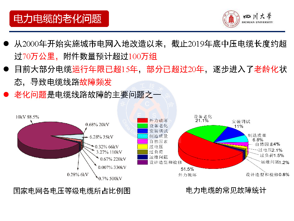 四川大学周凯教授：基于宽频阻抗扫描技术的电缆缺陷定位技术研究