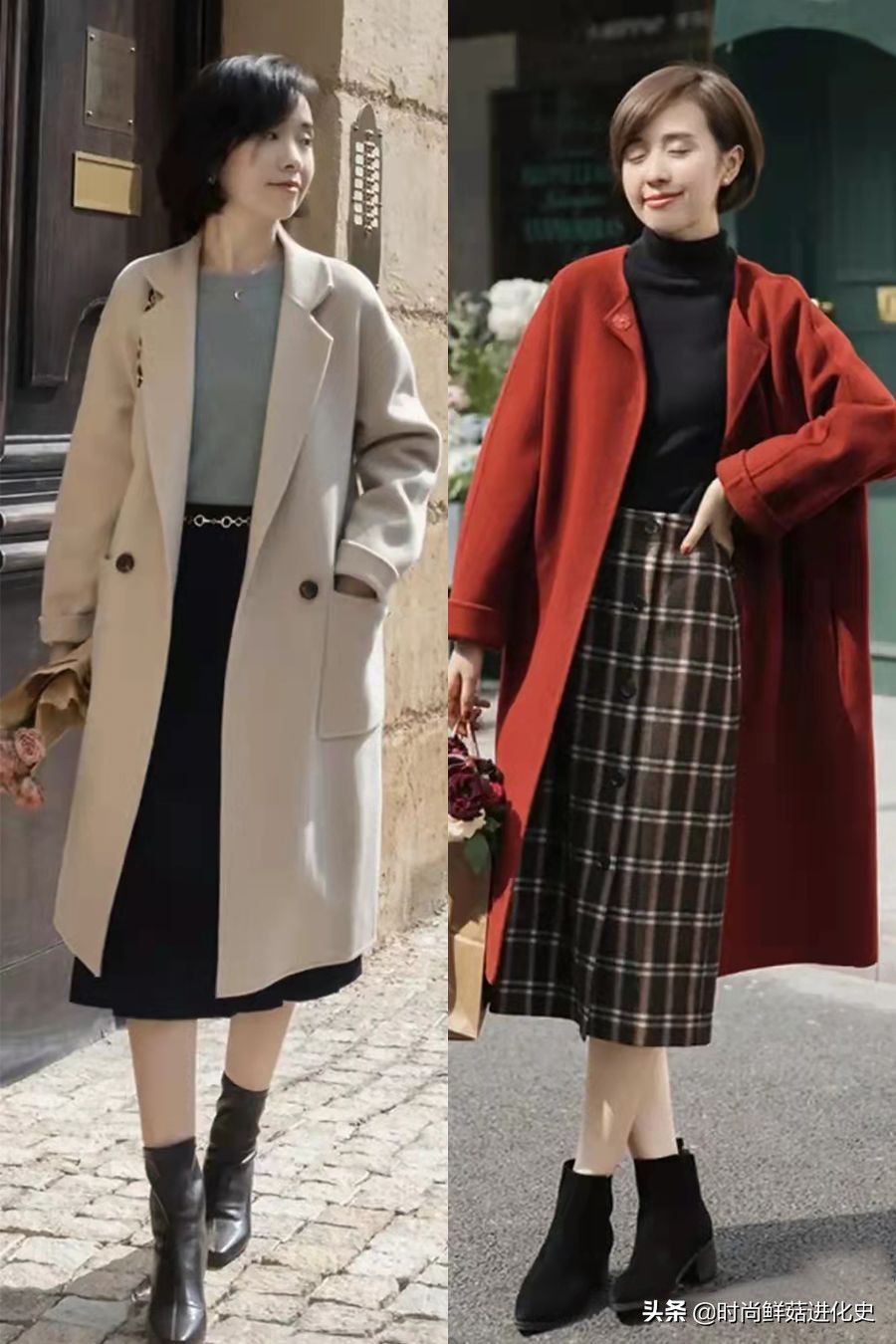 长款羊绒大衣搭配图片(建议50岁女人都有件) - 赤虎壹号