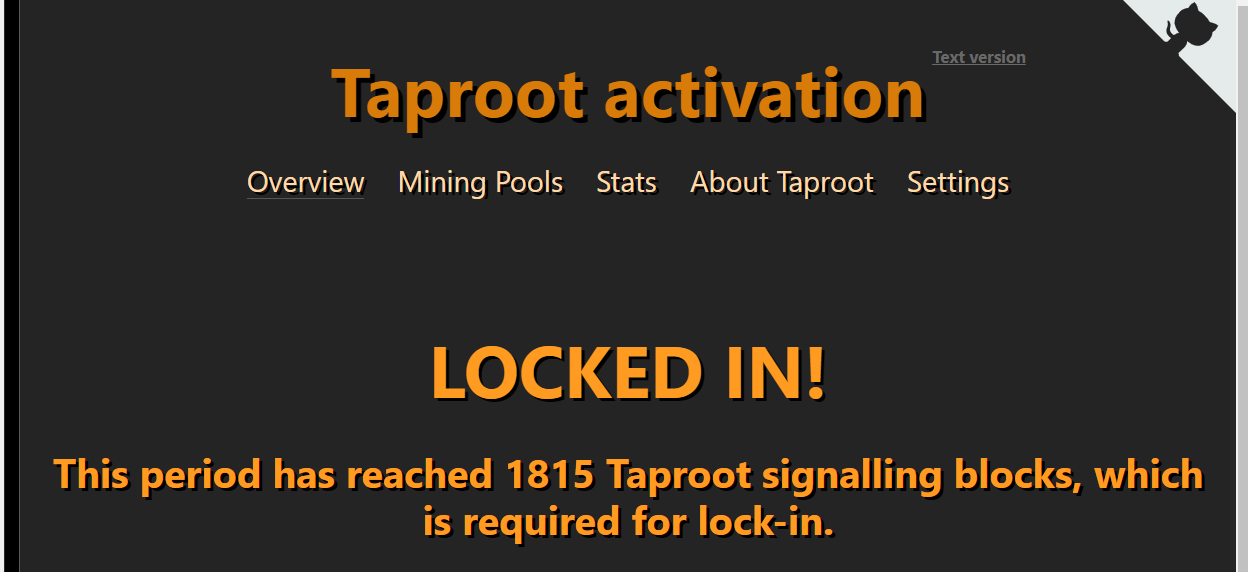 比特币已锁定Taproot升级，以太坊将变得相当有价值