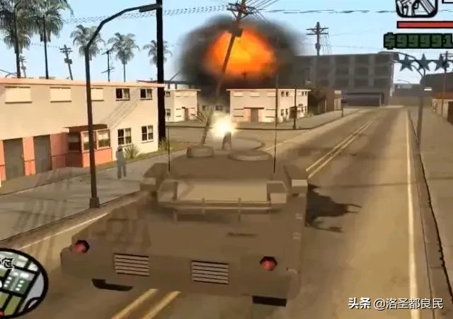 GTA坦克退化史，一代更比一代弱