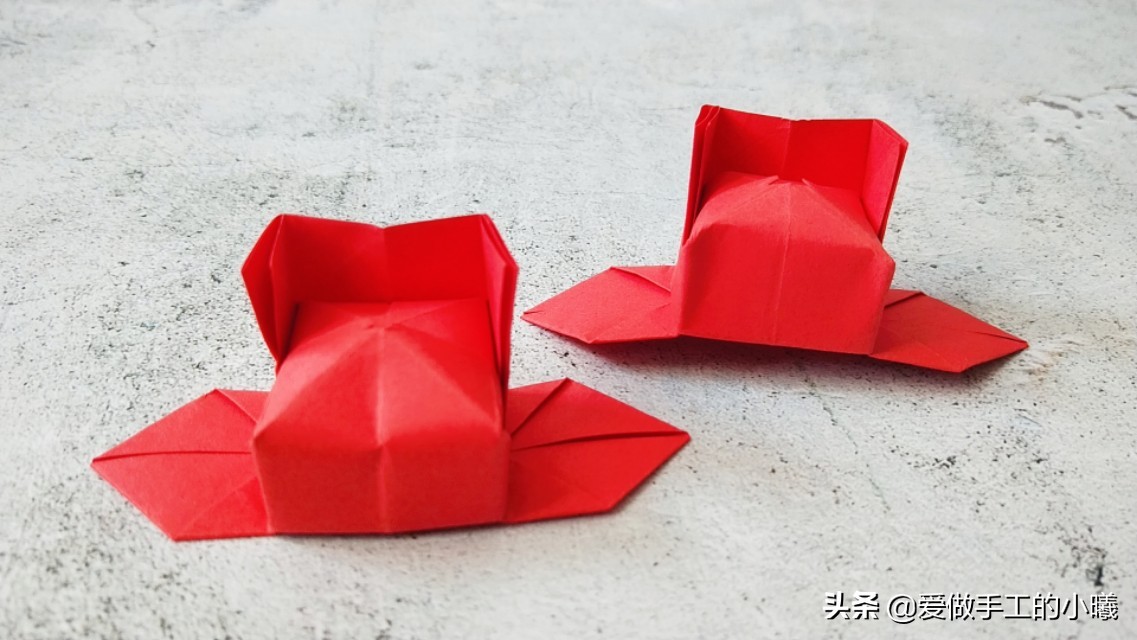 折纸教程：折个简单易学的状元帽，愿大家取得理想成绩