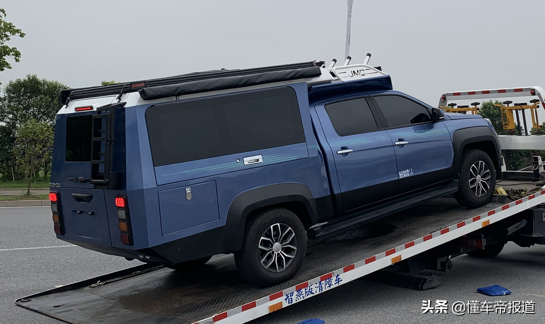 新车 </p><p>　　 垂钓爱好者专属皮卡，江铃域虎钓鱼版实车首曝，计划6月上市