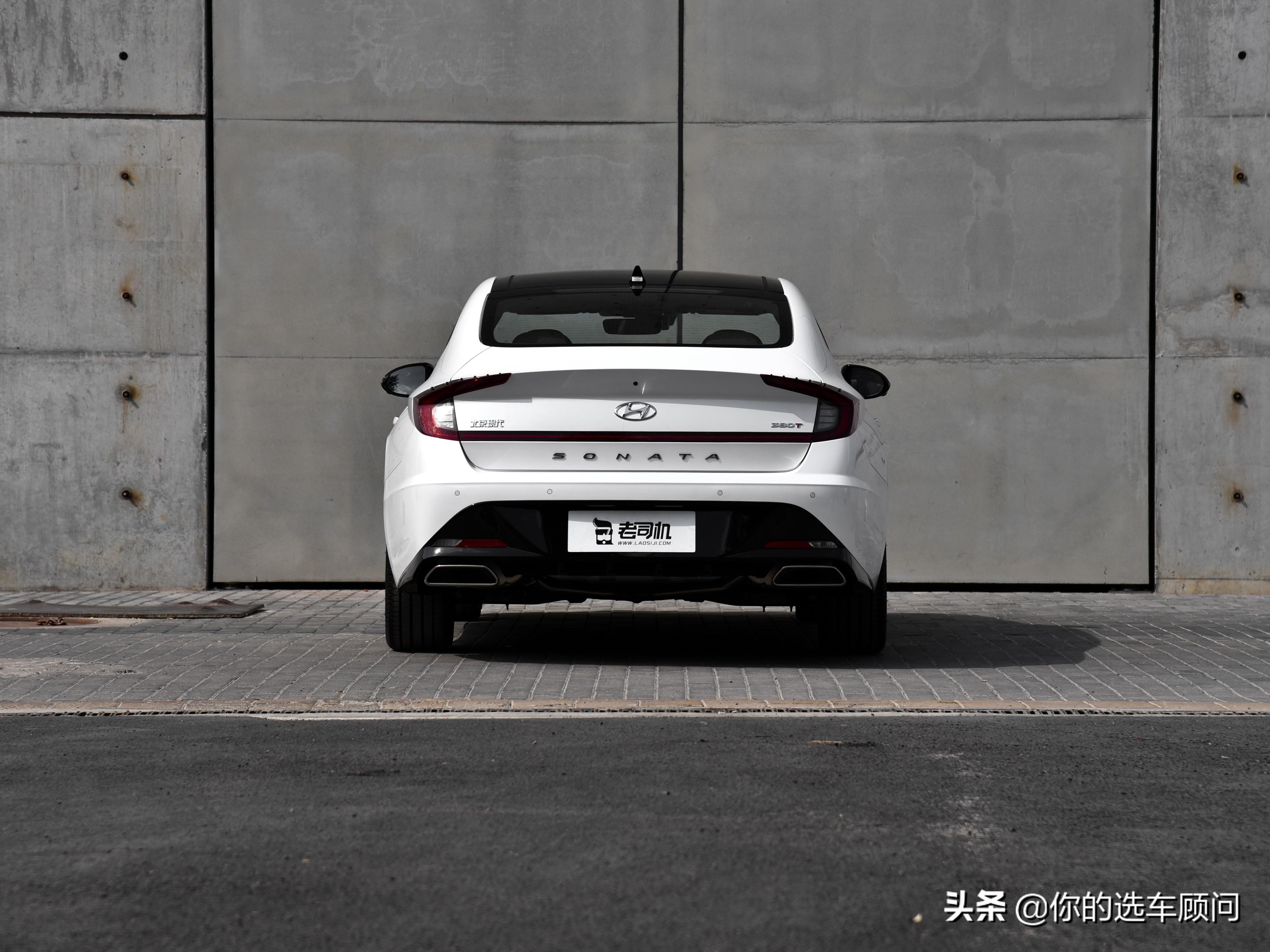 大马力增压油耗仅6.9L，长近5米的合资中型车，带你看现代索纳塔