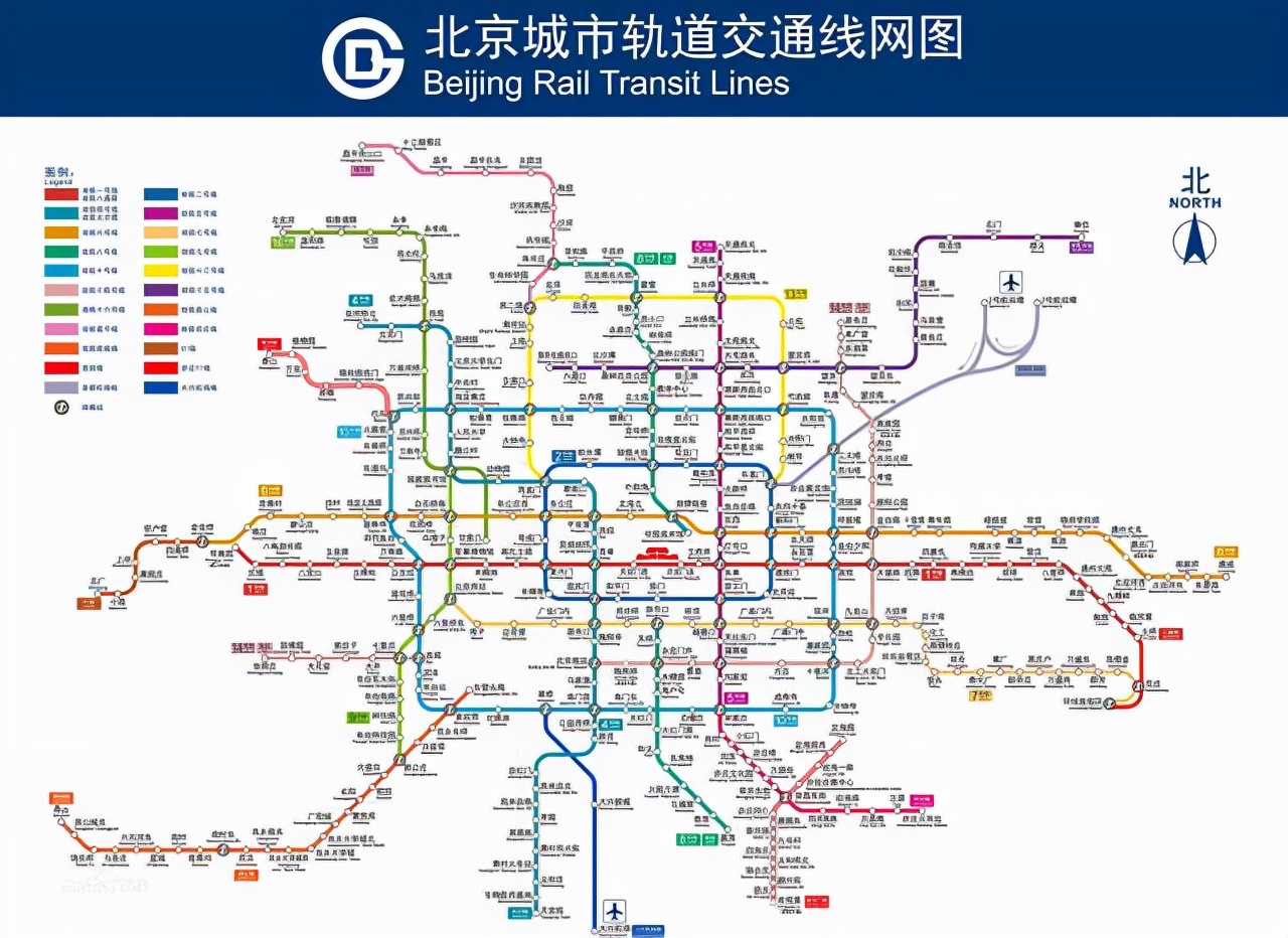 一张图看清北京未来地铁规划
