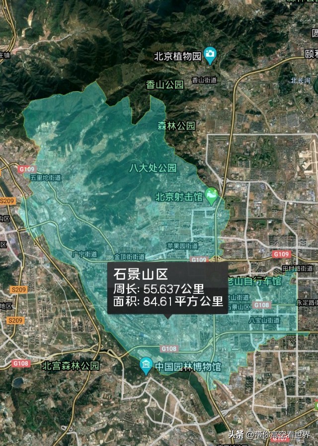 北京13个城区地图（北京市行政区划地图）