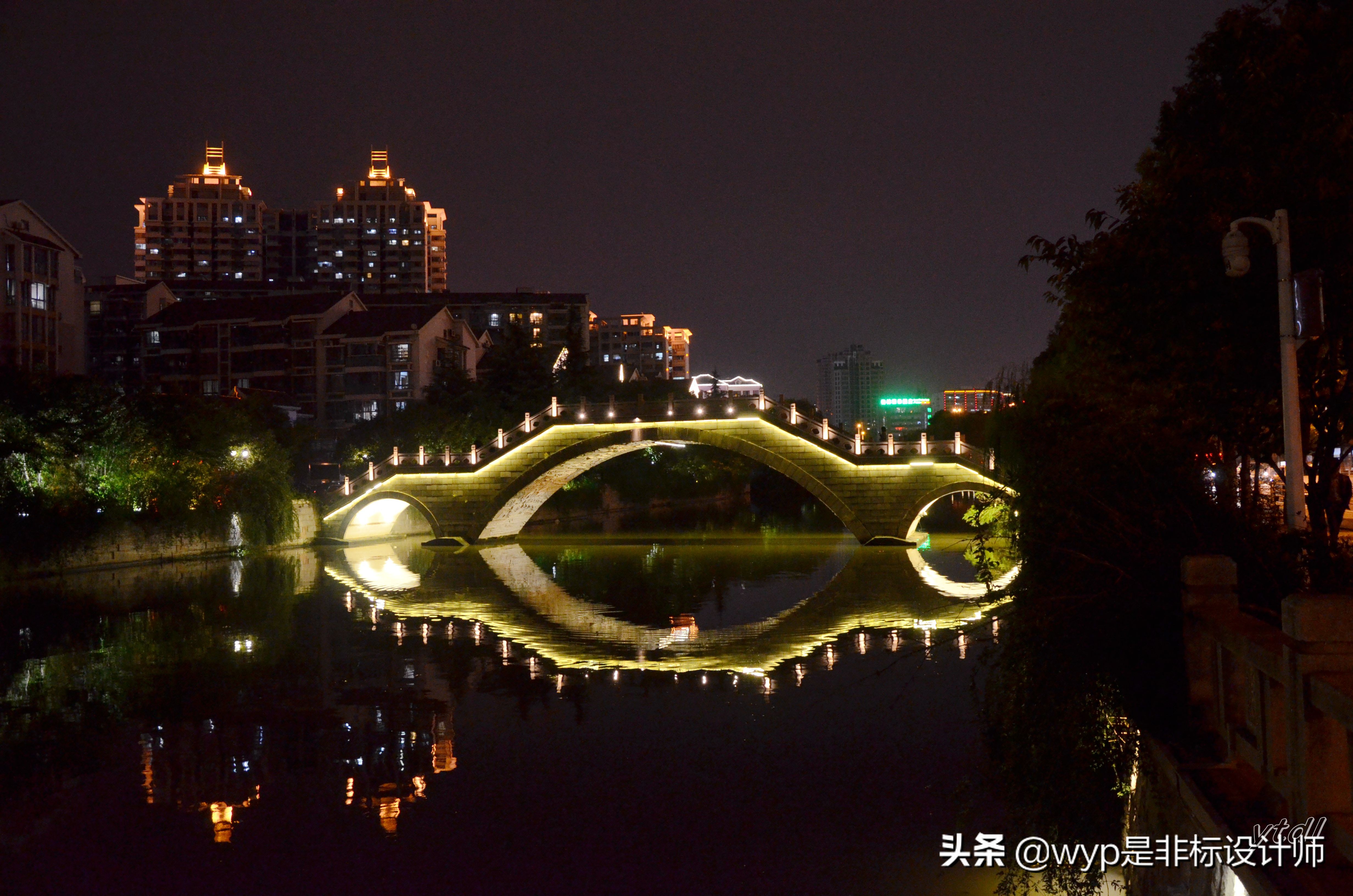 运河夜桥更秀丽