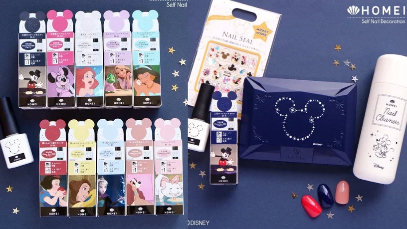 Disney x Homei居家光疗组上市，用三十块的成本完成三百块的设计