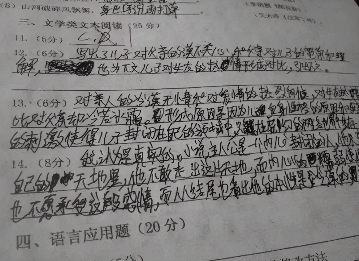 学生"鲸落字体"又走红,字迹清晰唯美,阅卷老师都不舍得扣分