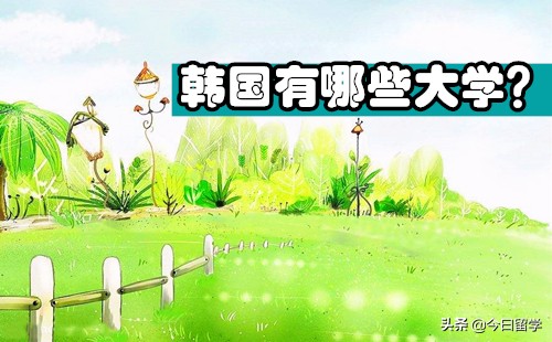 韩国留学可以选择哪些大学？