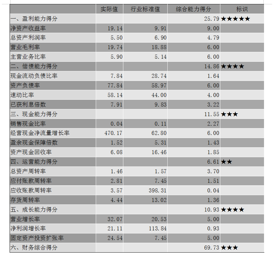 企业年度财务分析报告（案例分析）超详细